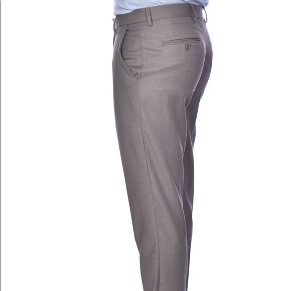 Men’s Premium Gray Slim Fit Pants - Picture 2 of 6